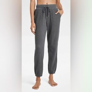 Auden Charcoal Waffle Weave Knit Joggers